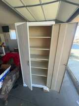 Hallowell Industrial Storage Cabinet White METAL 36"W x 24"D x 78"H - Image 1