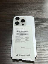 Apple iPhone 15 Pro 256GB White Titanium unlocked 86% battery health - Image 1