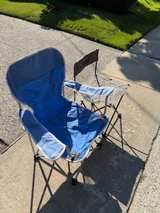 Lot of two folding chair. Blue generic one and ford explorer chair - Image 2