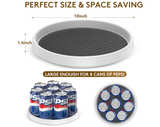 Lazy Susan Organizers for Kitchen Storage - 2 Set of Turntables for Cabinet - Image 3