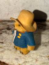 Eden Paddington Bear Mini Figure Blue Coat Yellow Hat - Image 7