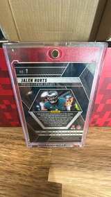 2022 Panini Mosaic Jalen Hurts Green Genesis Parallel #161 - Image 2