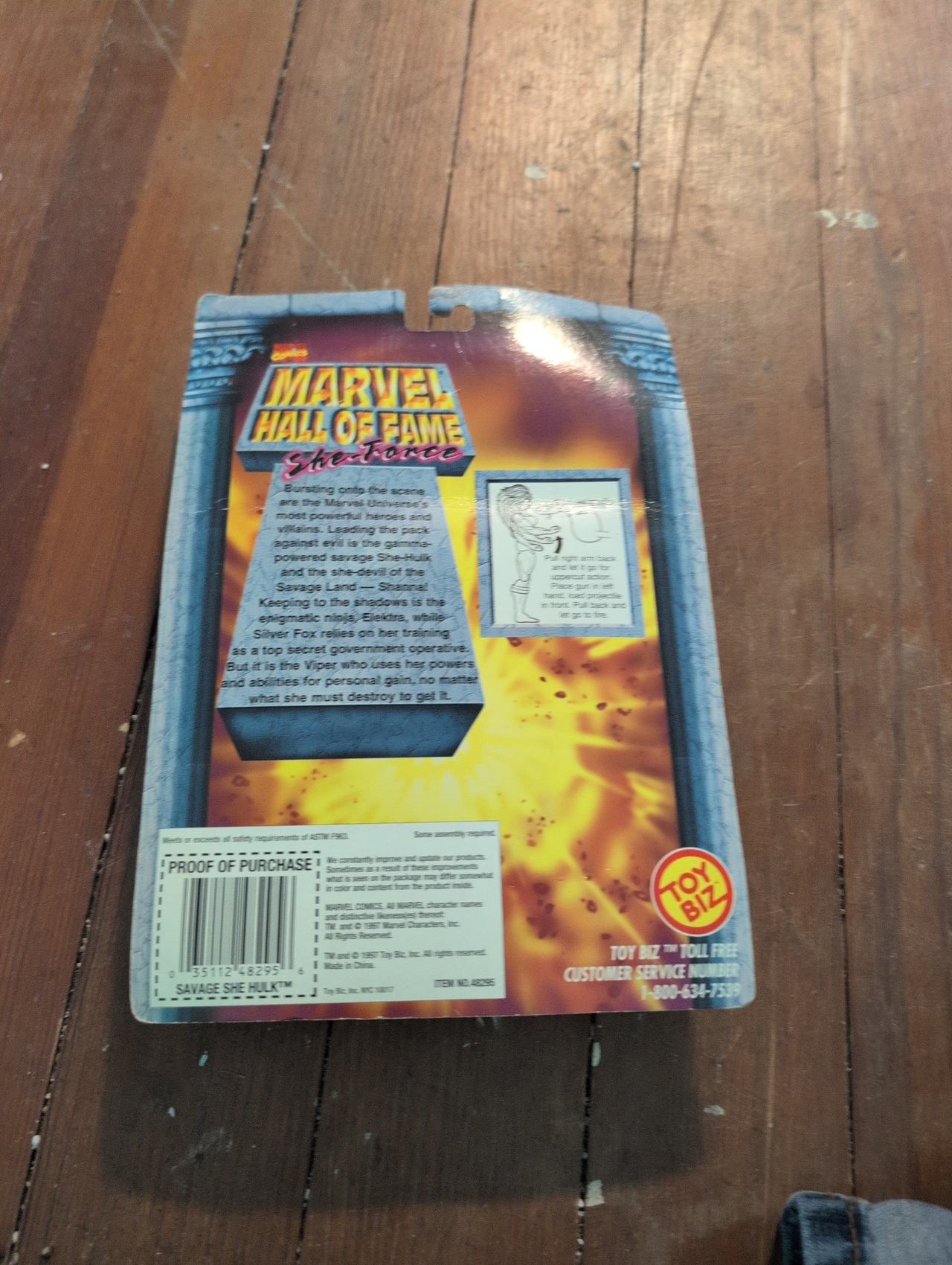 Toy Biz Marvel Hall of Fame She-Force Savage She-Hulk Action Figure