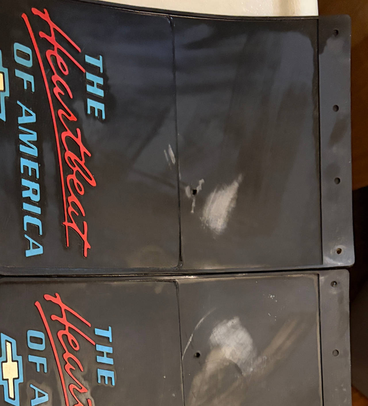 Vintage Chevrolet Heartbeat of America Mud Flaps