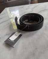 Zegna Black Leather Belt - Image 4