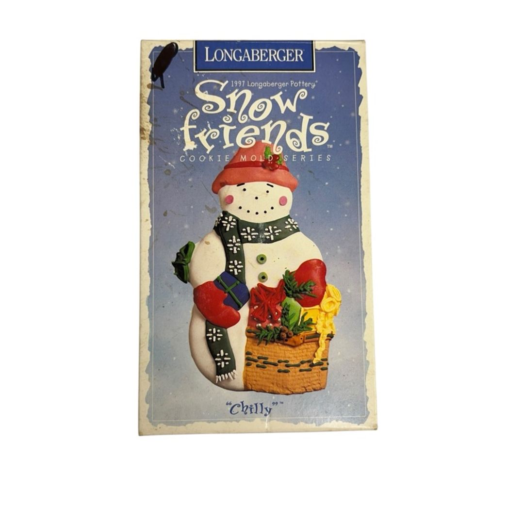 Longaberger Snow Friends "Chilly" Cookie Mold