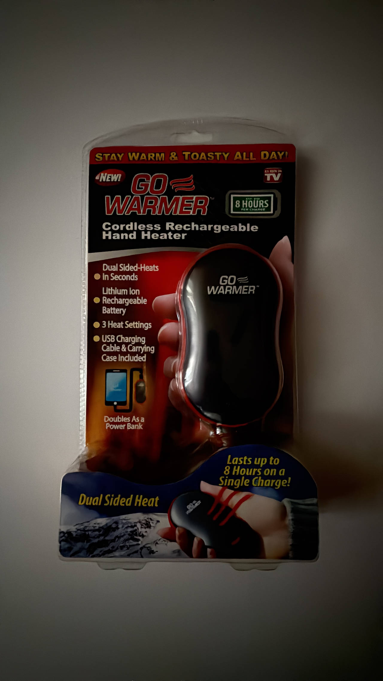 Go Warmer Cordless Rechargeable Hand Heater
