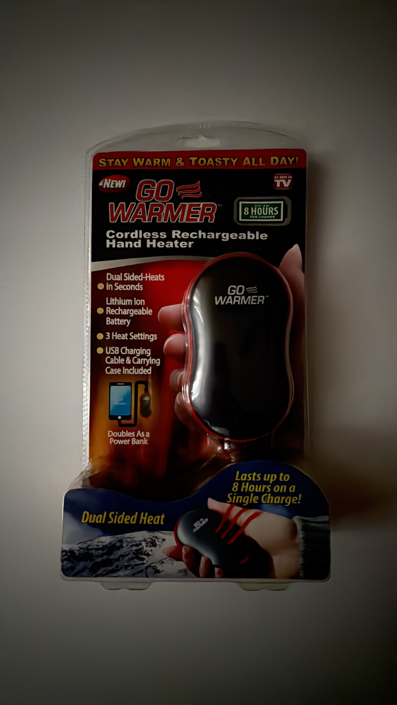 Go Warmer Cordless Rechargeable Hand Heater