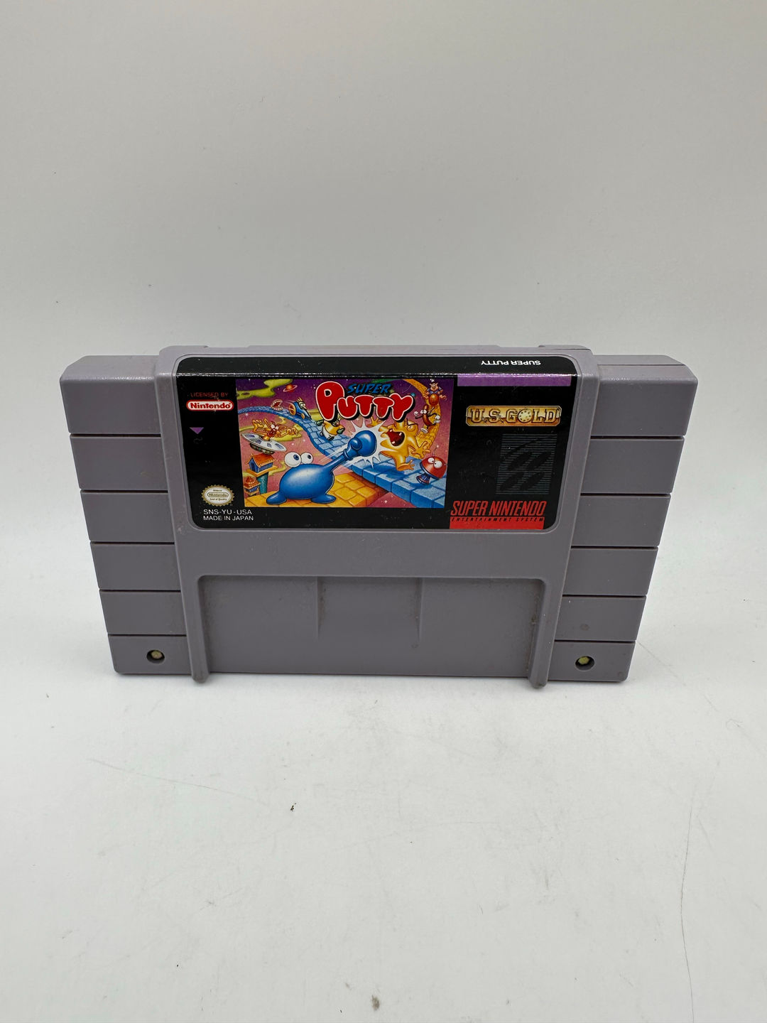 Super Putty Super Nintendo Cart Only Original SNES Authentic, Cleaned & Tested