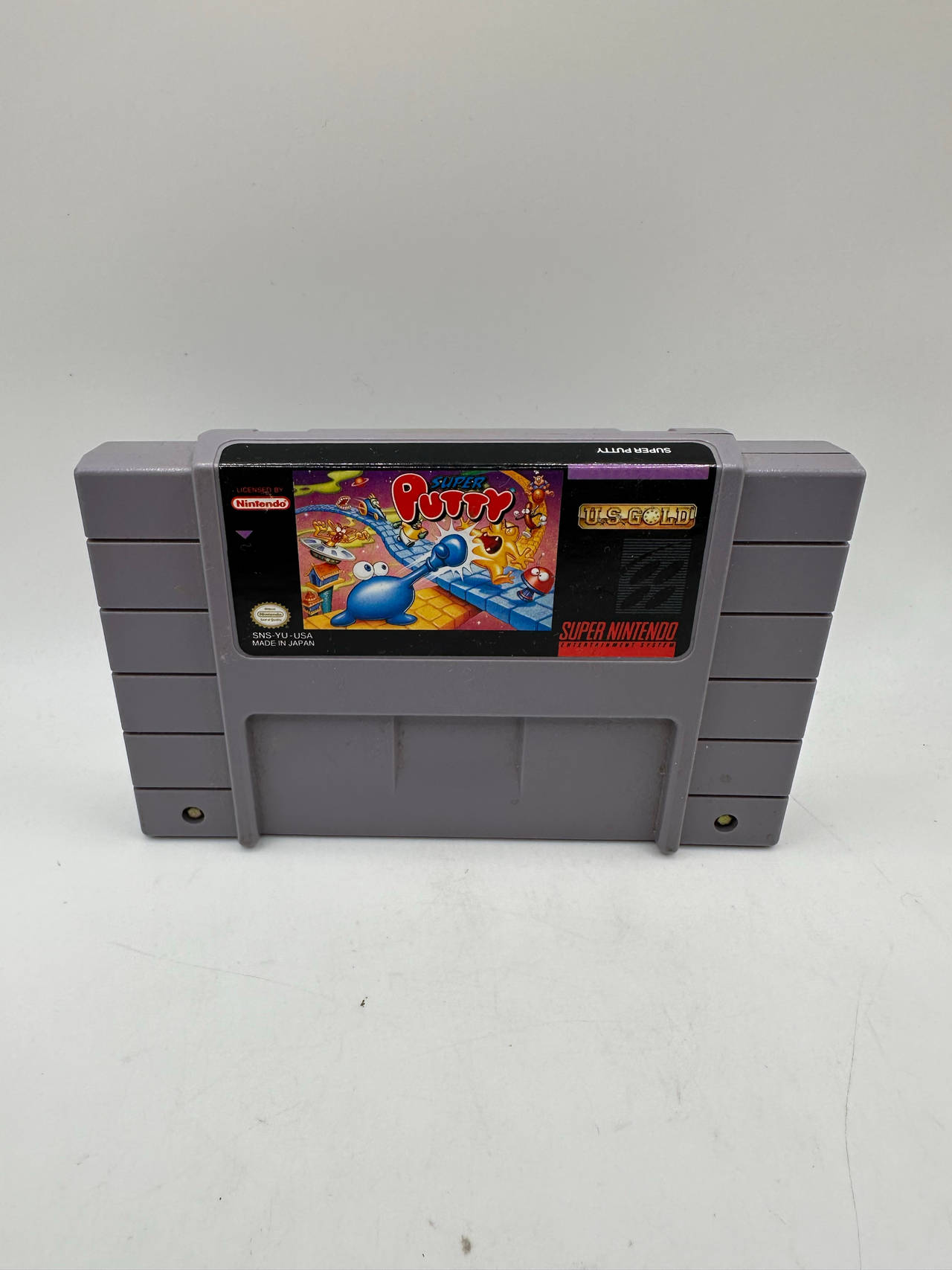 Super Putty Super Nintendo Cart Only Original SNES Authentic, Cleaned & Tested
