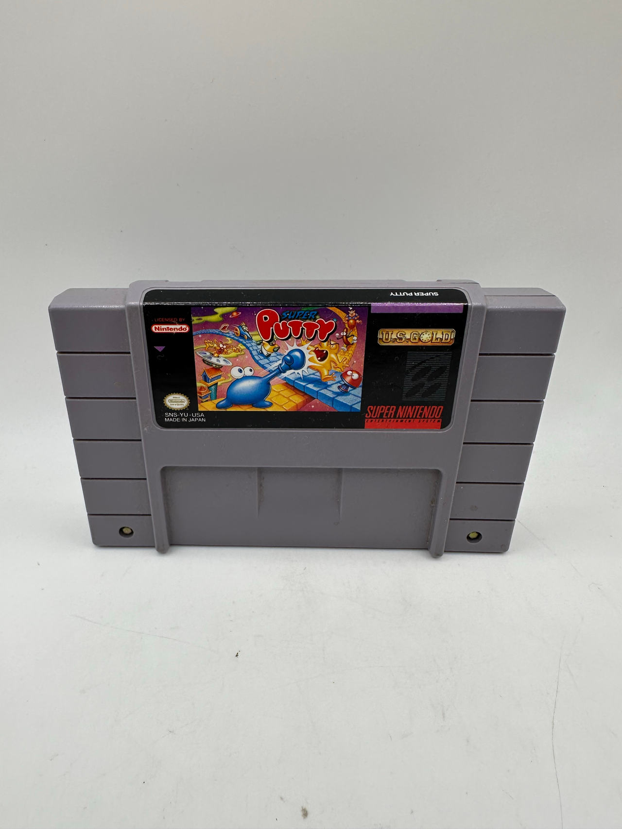 Super Putty Super Nintendo Cart Only Original SNES Authentic, Cleaned & Tested