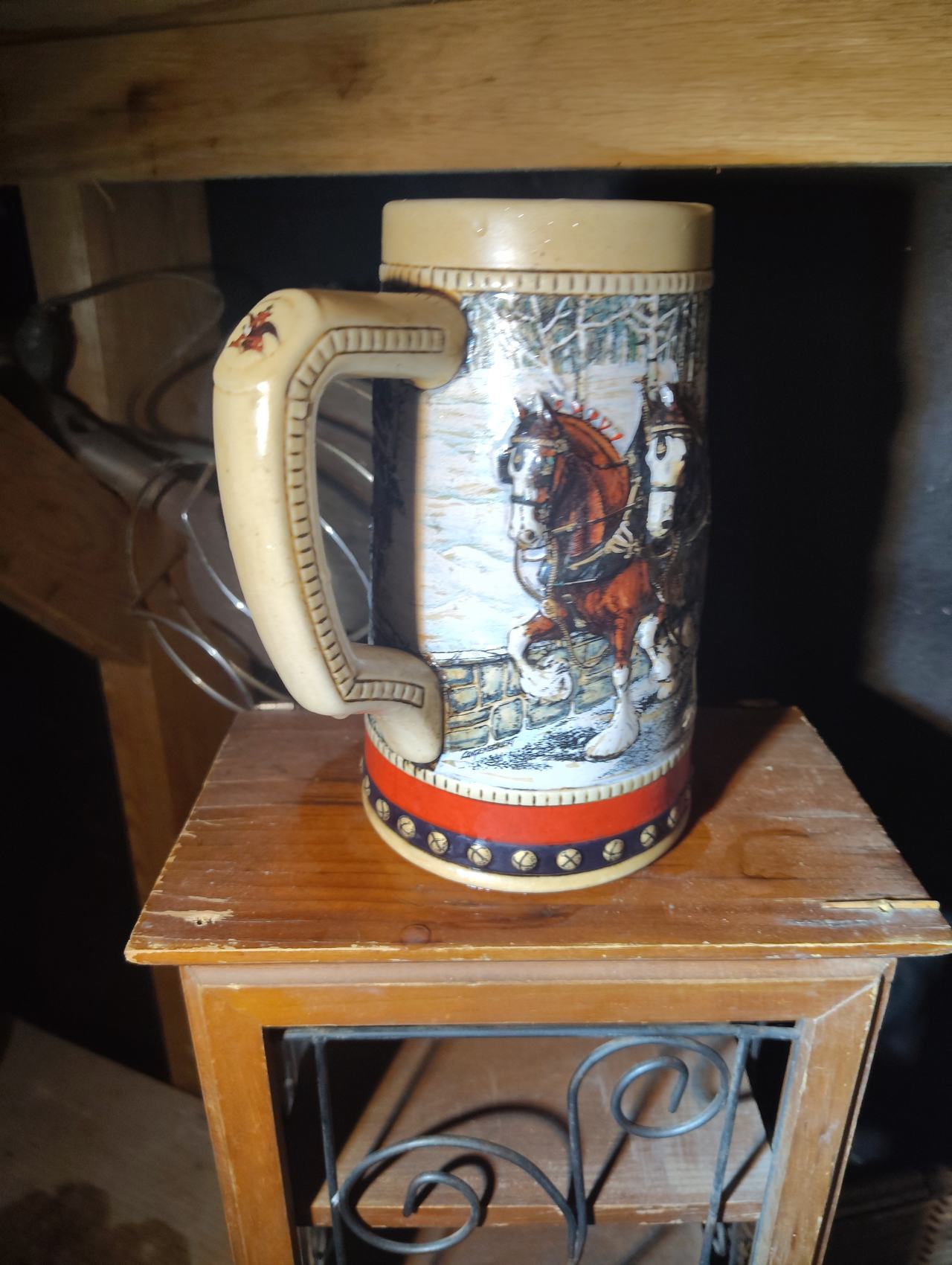 1988 Budweiser Holiday Stein
