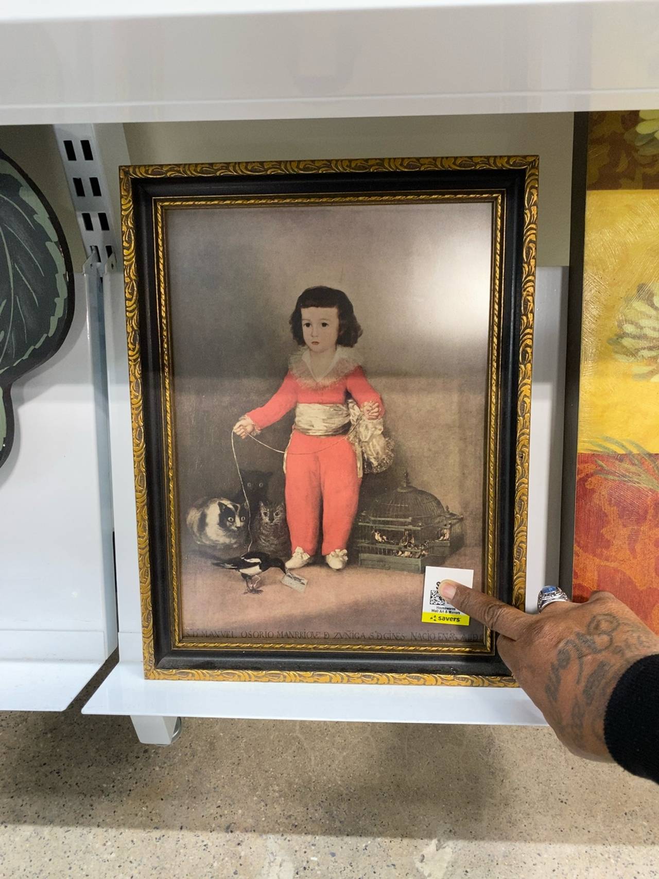 Francisco Goya Don Manuel Osorio Framed Lithograph