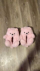 Plush Bear Slippers - Image 1
