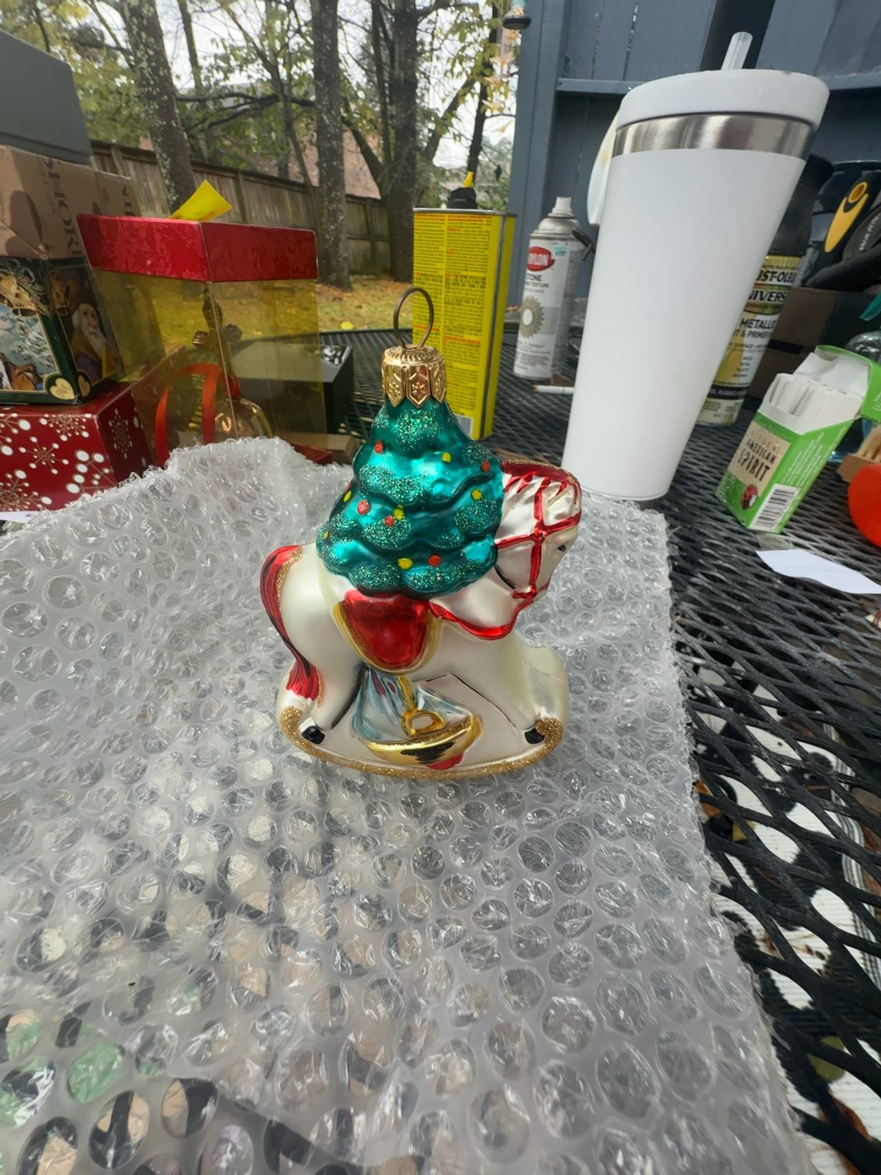 Christopher Radko Rocking Horse Ornament