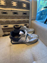 Figs New Balance 327 Grey Navy - Image 1