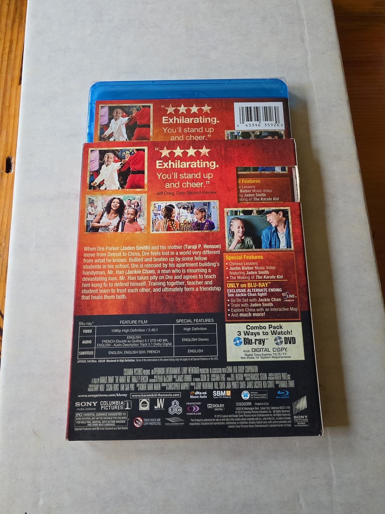 The Karate Kid (2010) Blu-ray + DVD Combo Pack