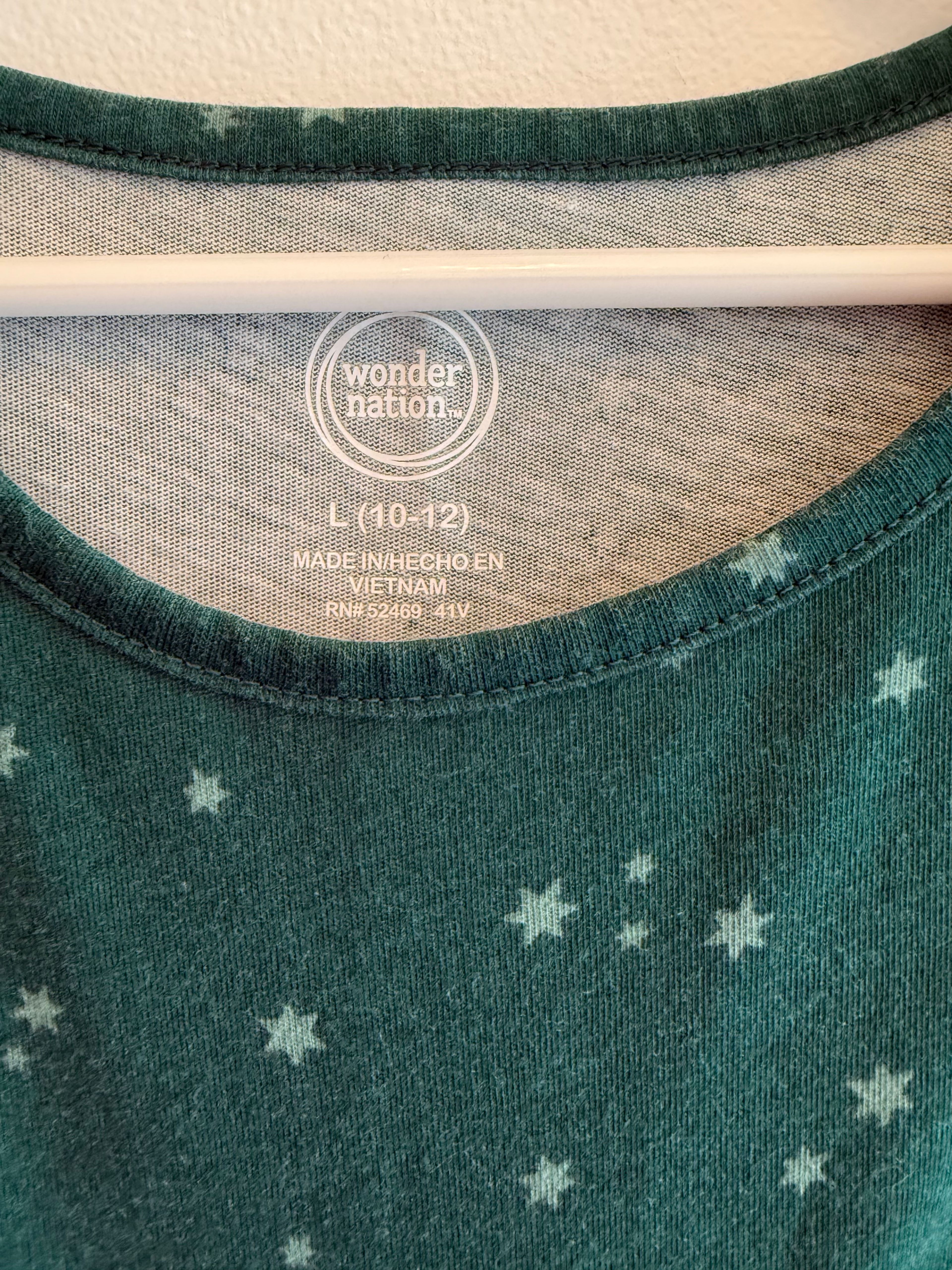 Wonder Nation Girls Star Print Knit Dress with Pockets - Image 2