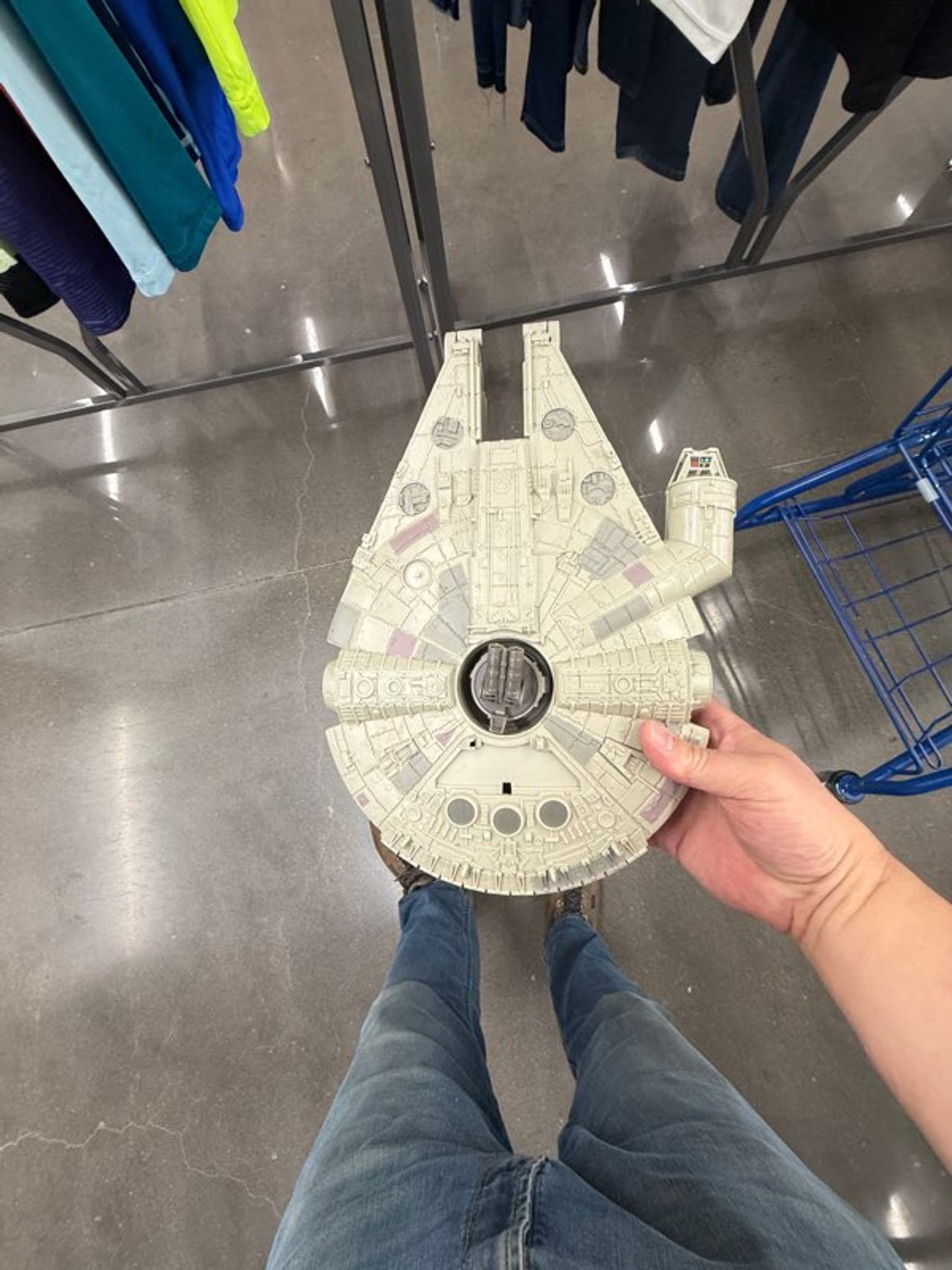 1995 Star Wars Power of the Force Electronic Millennium Falcon