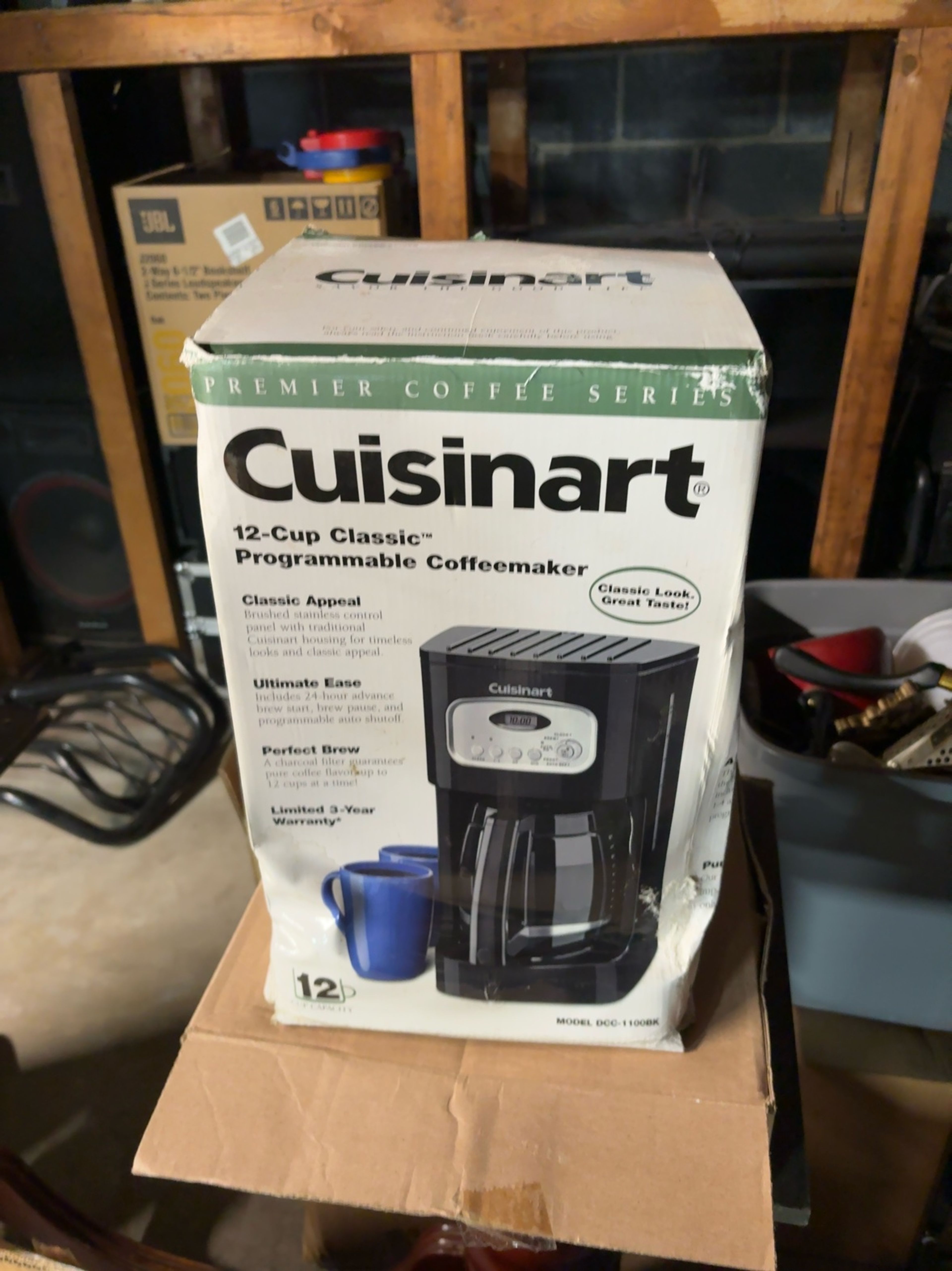 Cuisinart DCC-1100BK 12-Cup Programmable Coffee Maker Black