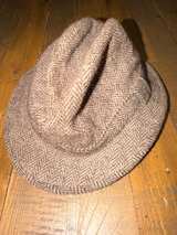 Olympic Player Vintage Wool Fedora Gray British Wool Medium - Image 4