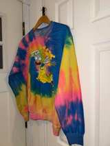 Rick and Morty Tie Dye Crewneck Sweatshirt size XS - Image 2