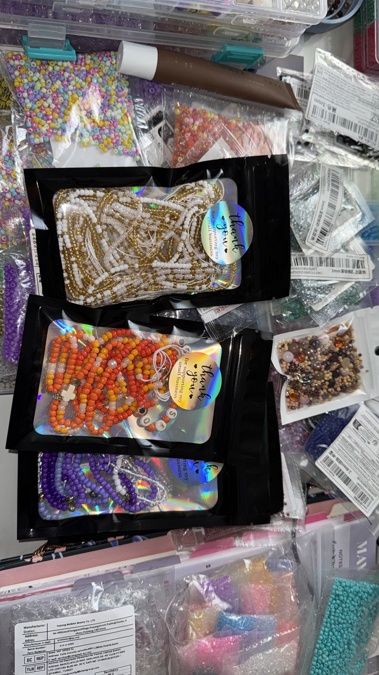 Handmade African Waist Beads by Island Blendz