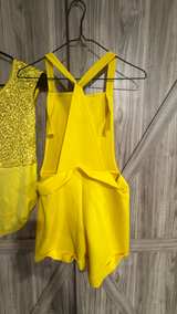 Large Weissman Sequin Dance Costume bright Yellow Dance Play - Image 3