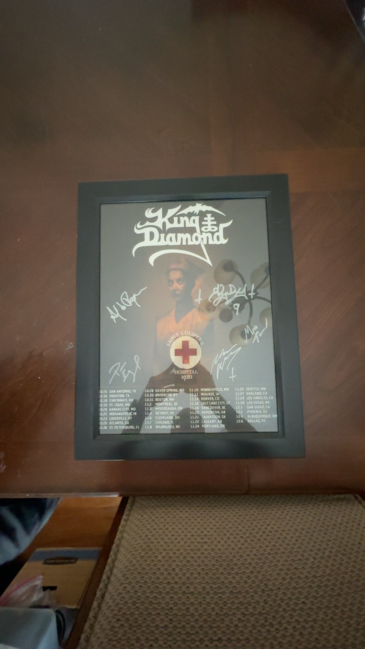 King Diamond Signed Tour Poster 2024