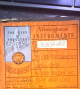 Westinghouse NA-33 Voltmeter 0-150V AC 400 CYC - Image 1