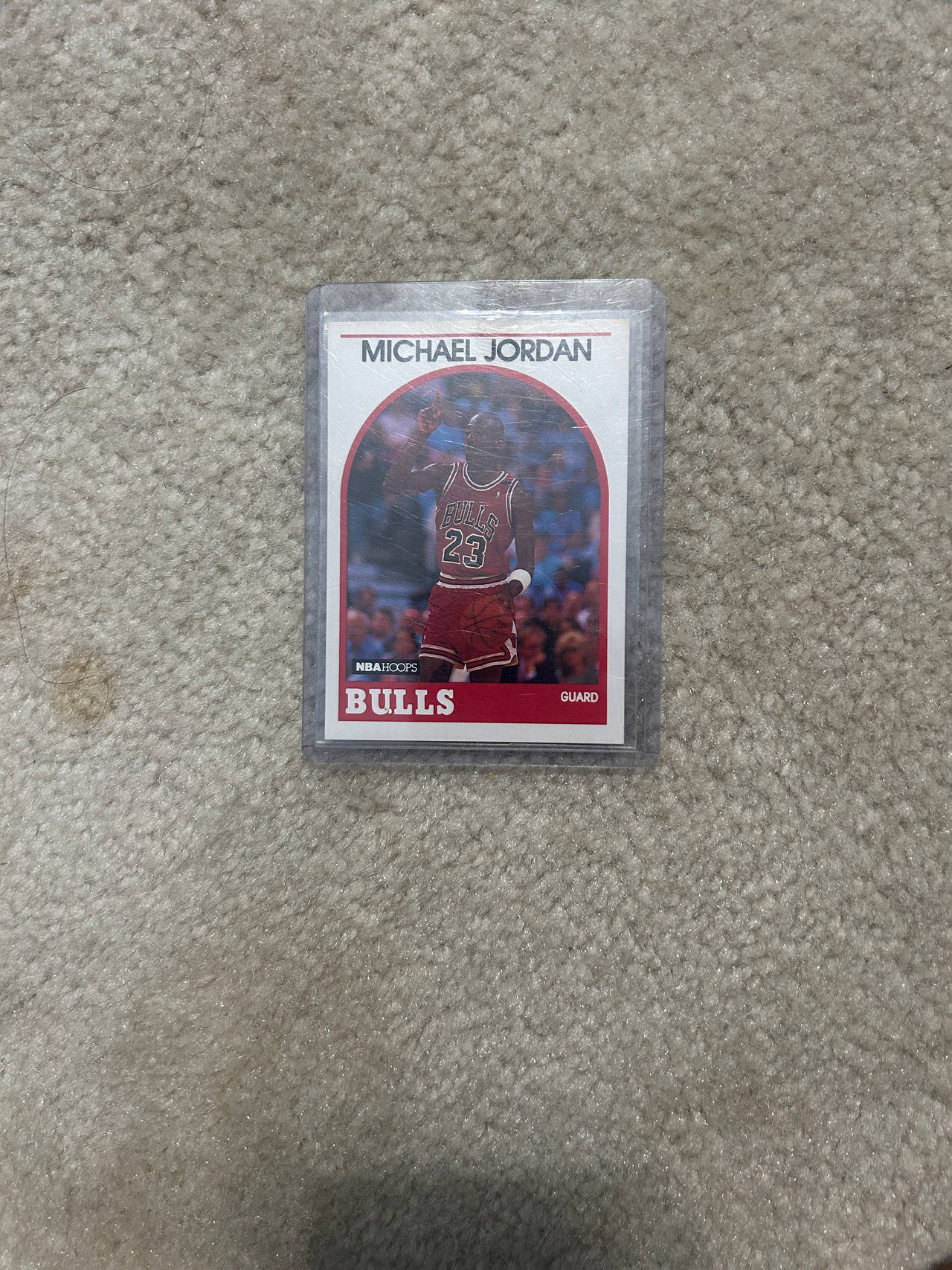 Michael Jordan NBA Hoops Basketball Card