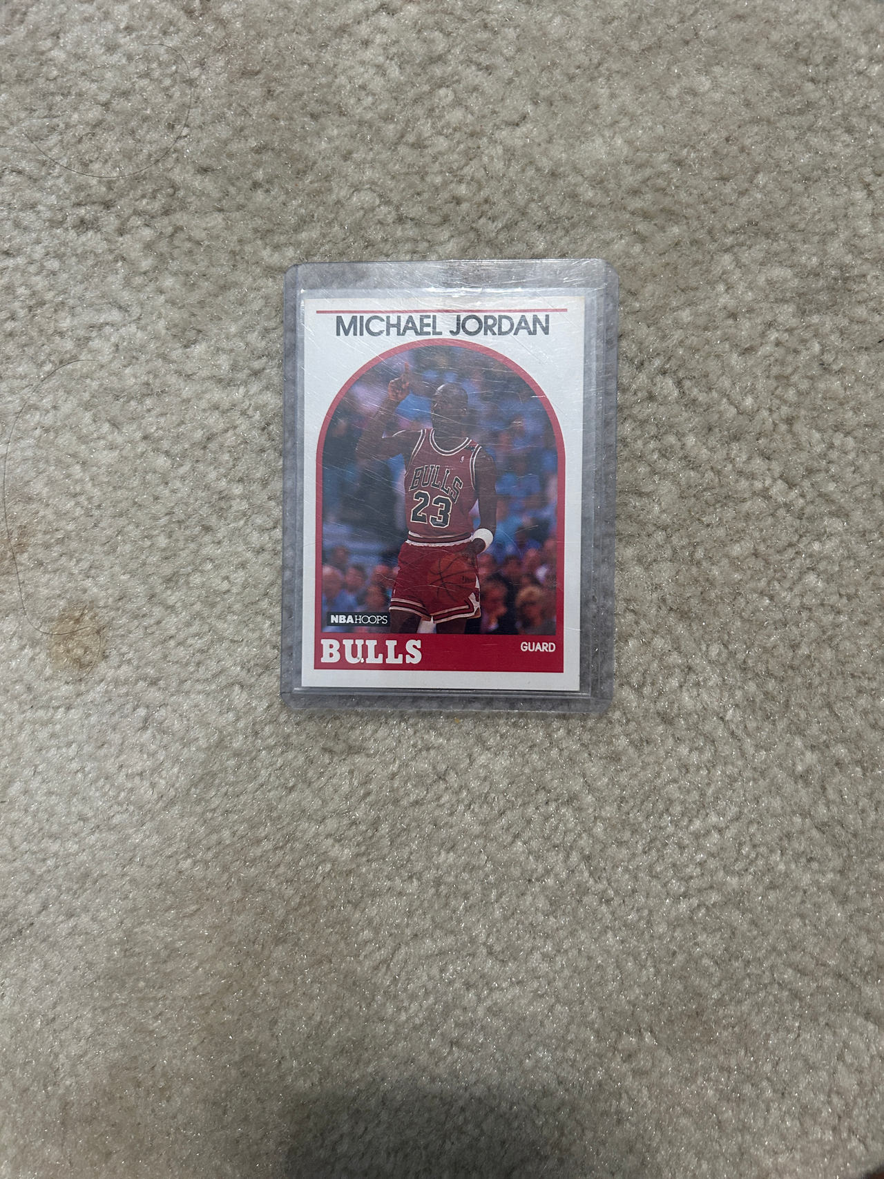 Michael Jordan NBA Hoops Basketball Card