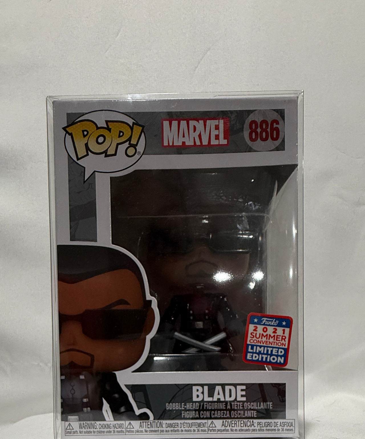 Funko Pop! Marvel: Blade #886 (2021 Summer Convention Limited Edition)