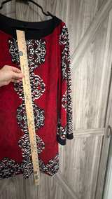 Laundry by Shelli Segal Damask Print Dress small red black and white - Image 8