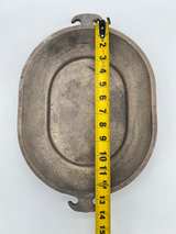 Vintage Guardian Service Hammered Aluminum Oval Serving Tray Platter 15” - Image 5