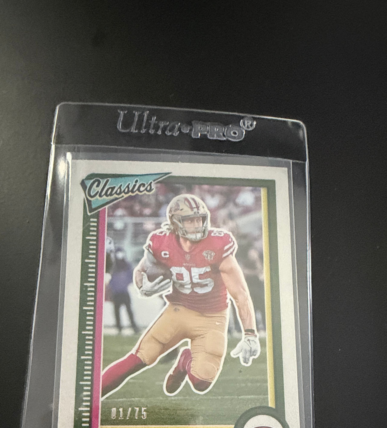 2021 Panini Classics George Kittle #45 Green Back Parallel 01/75