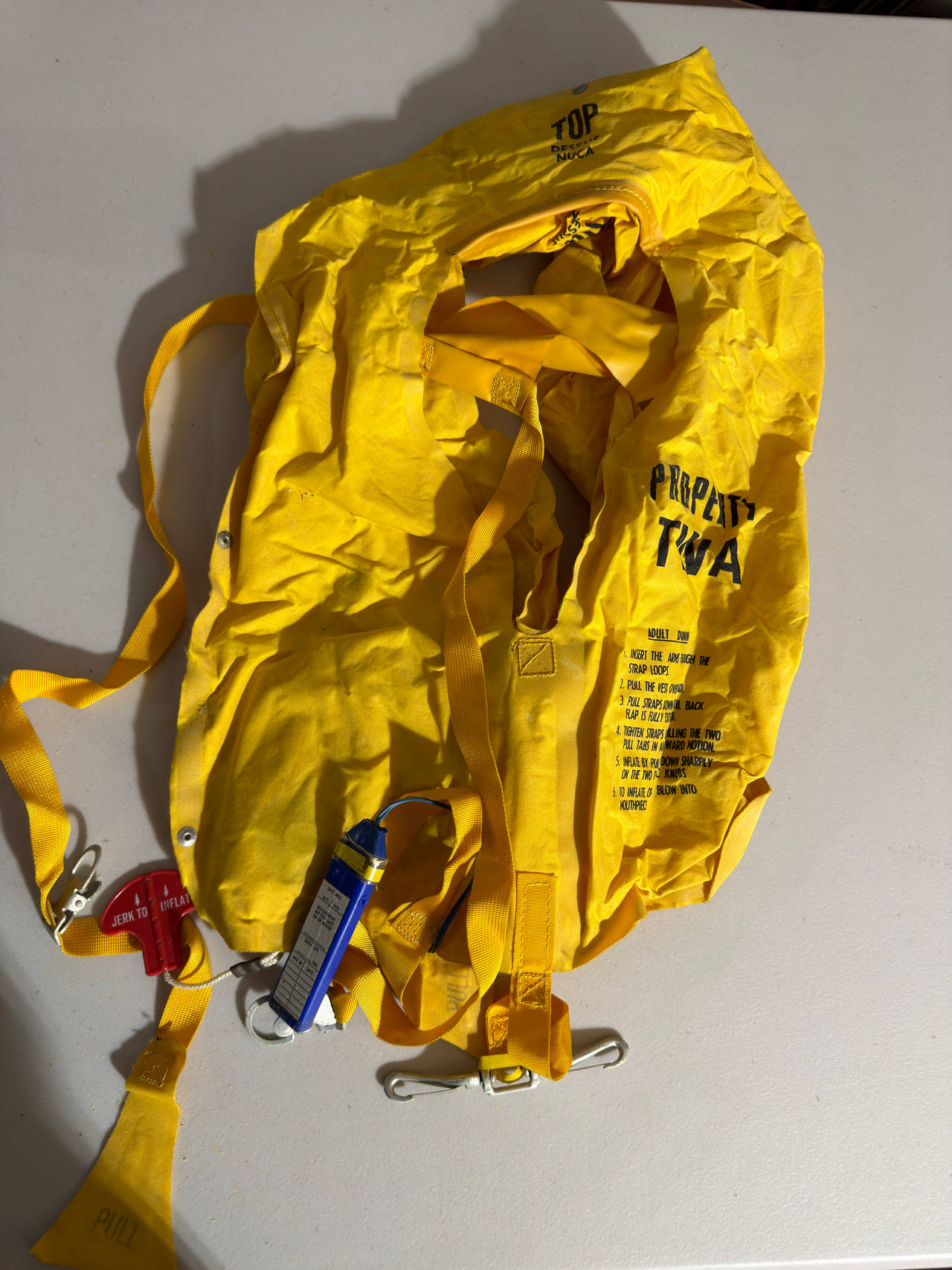 Vintage TWA Airline Life Vest 1979’