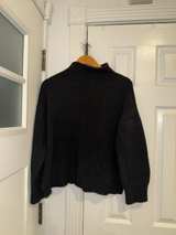 J. Crew Black Knit Sweater x DEMYLEE Size XXS - Image 3