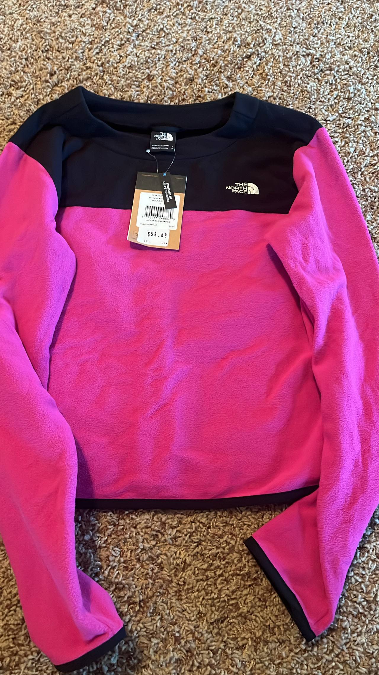 The North Face Women's TKA Glacier Crewneck Fleece nwt small