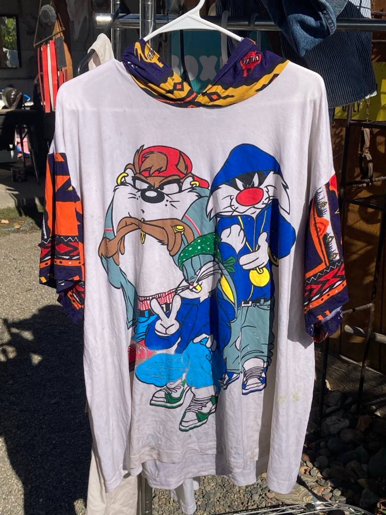 Looney Tunes Hip Hop Graphic Hoodie T-Shirt