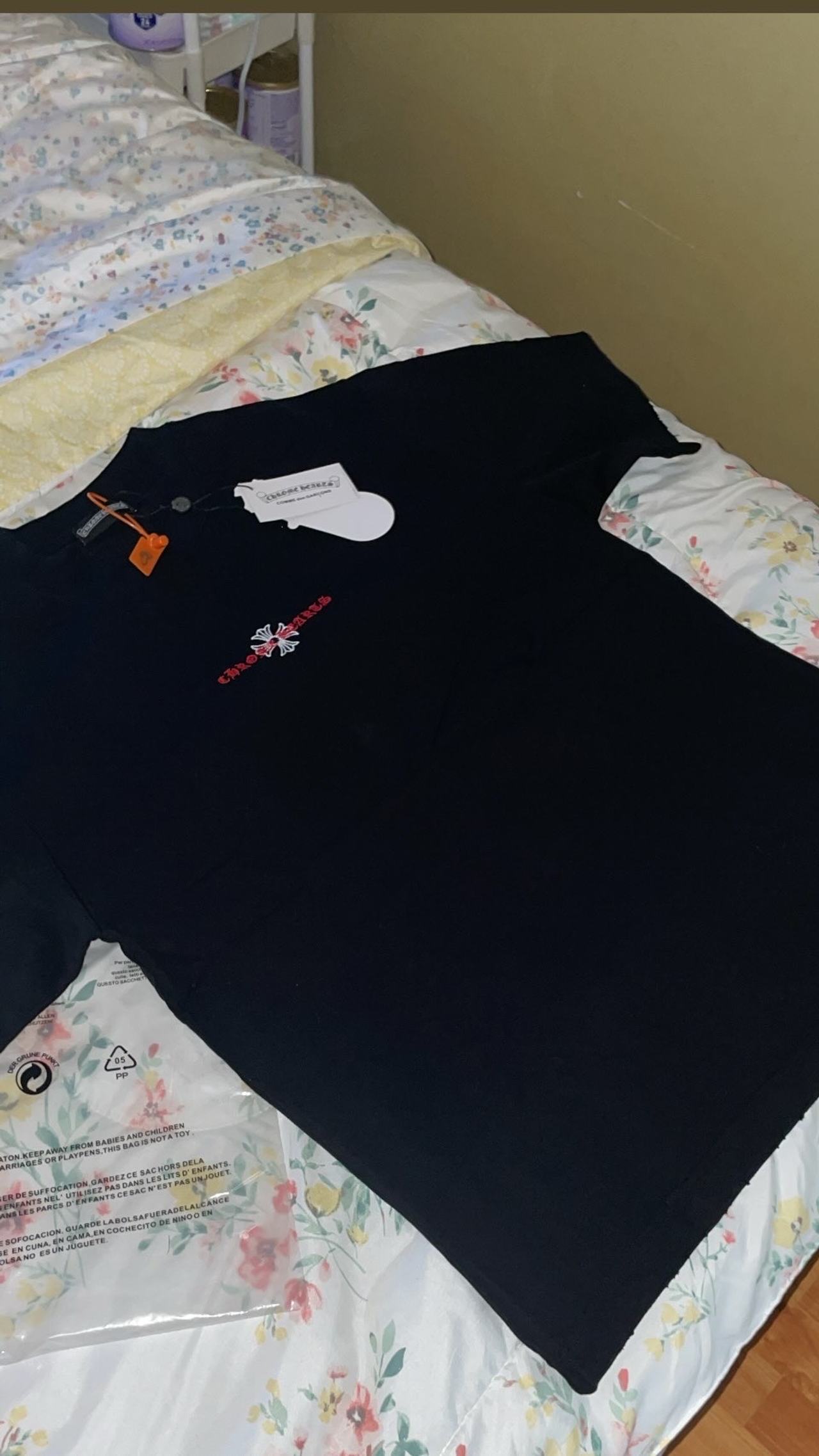Chrome Hearts Embroidered Cross Polo Shirt