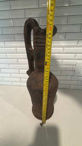 Vintage Rustic Clay Pottery Jug - Image 2