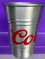 Coors Light Aluminum Pint Cup - Image 1