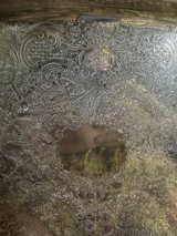 Vintage Ornate Silver Plated Serving Tray - Image 3