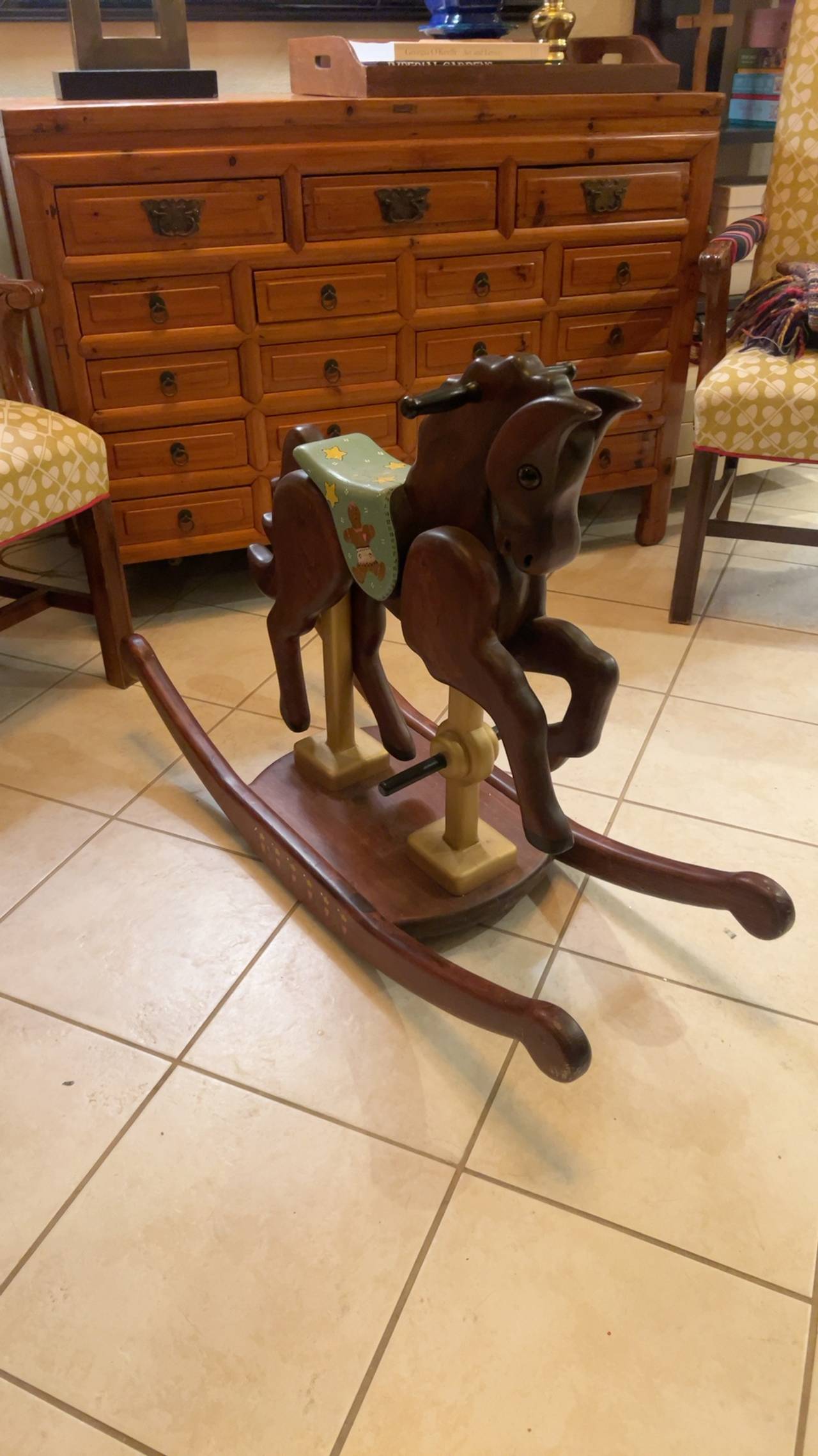Foothills Amish Wooden Rocking Horse
