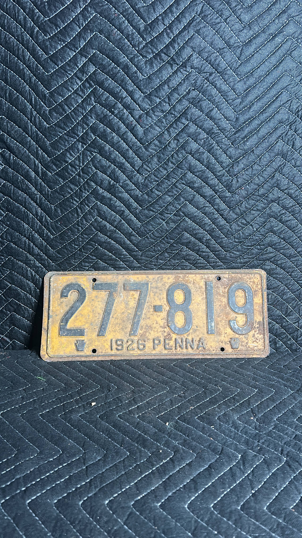 1926 Pennsylvania License Plate
