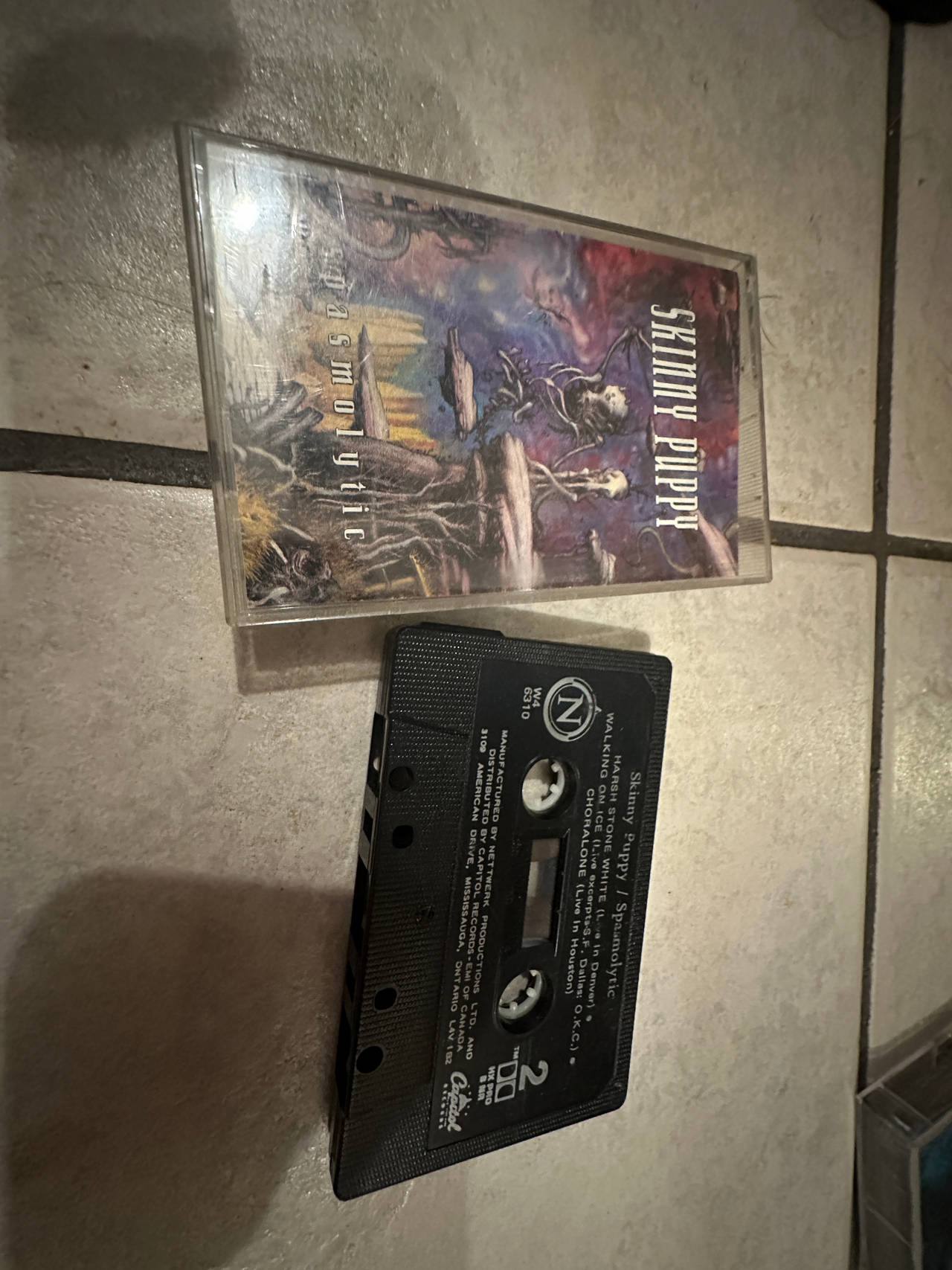 Skinny Puppy - Spasmolytic (Cassette) Netwerk Productions