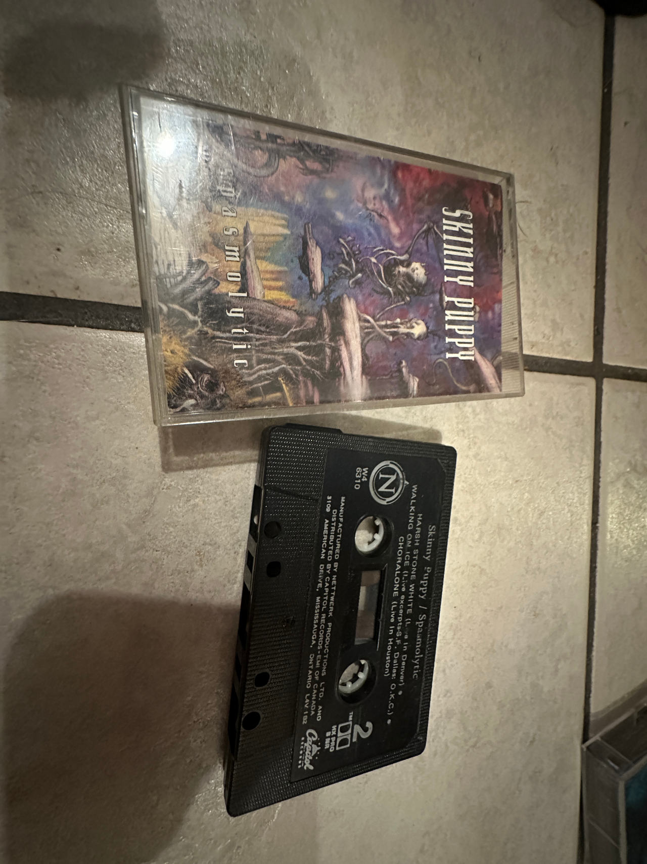 Skinny Puppy - Spasmolytic (Cassette) Netwerk Productions