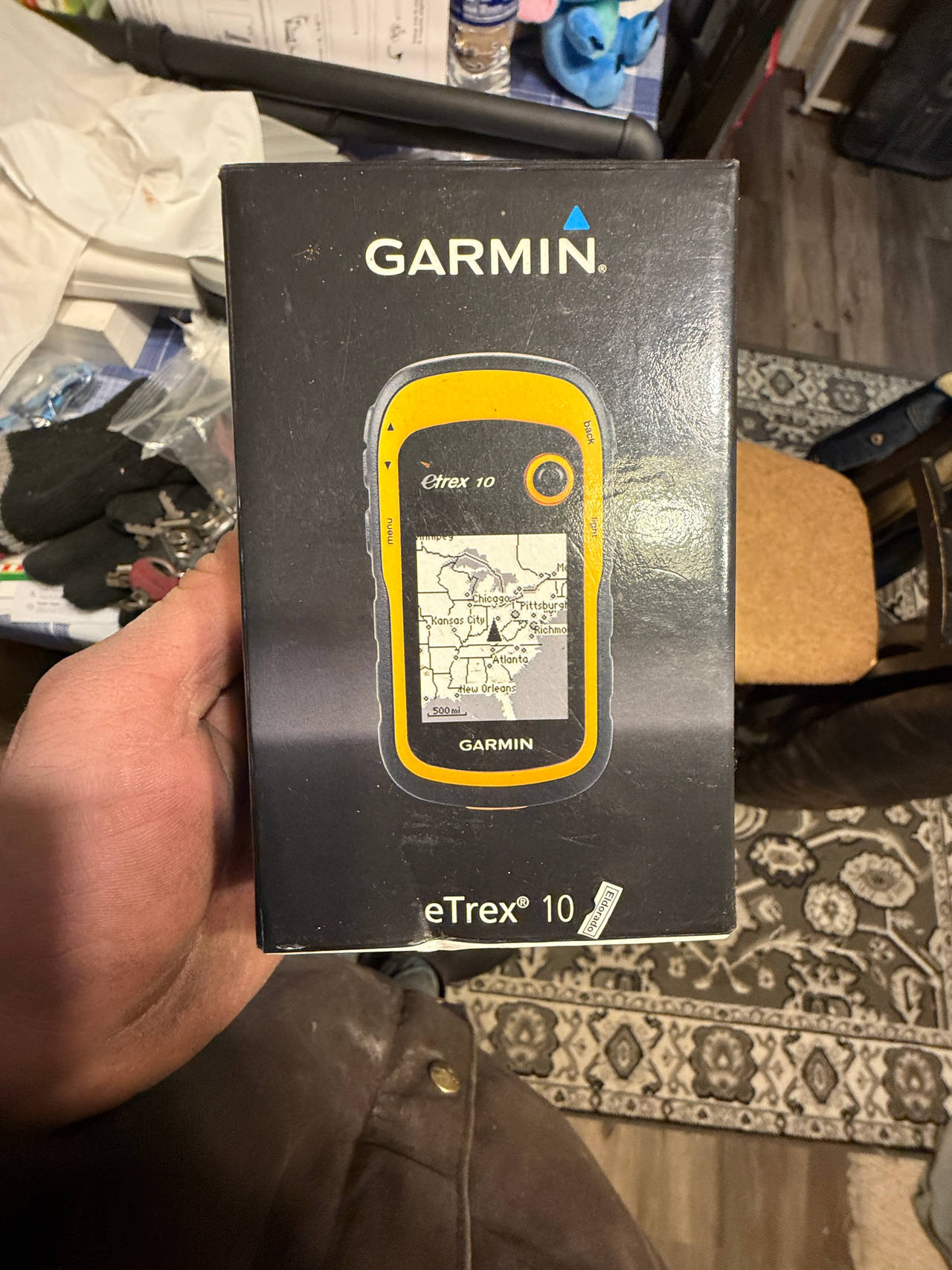 Brand new in box Garmin eTrex 10 Worldwide Handheld GPS Navigator