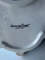 Harry and David Ceramic Cookie Jar Moose in Overalls Canister Rare - Image 3